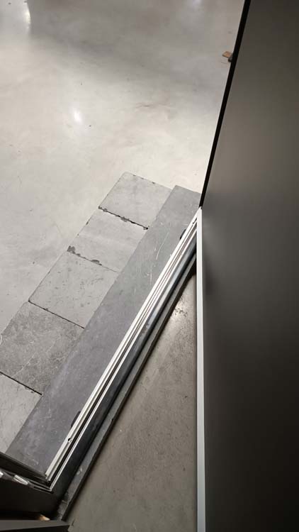 Buitendeur alu Evora zwart L 960X2180 mm