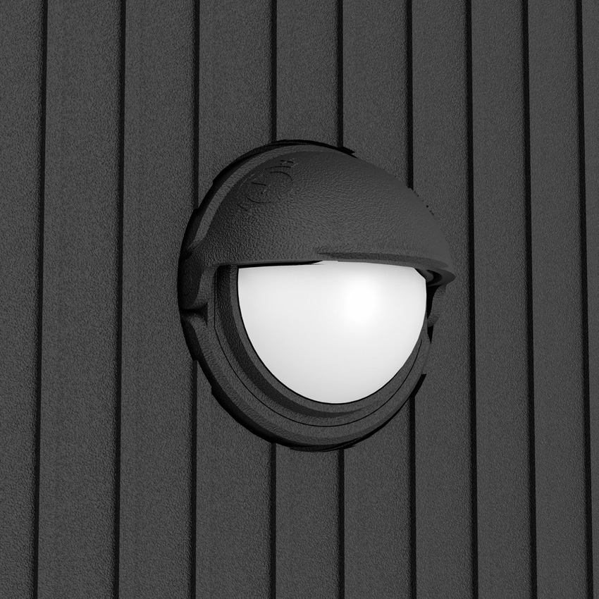 Borne extérieure - noir - 16,2x15,5x80cm - LED - 1x10W - 3000K - avec détecteur de mouvement