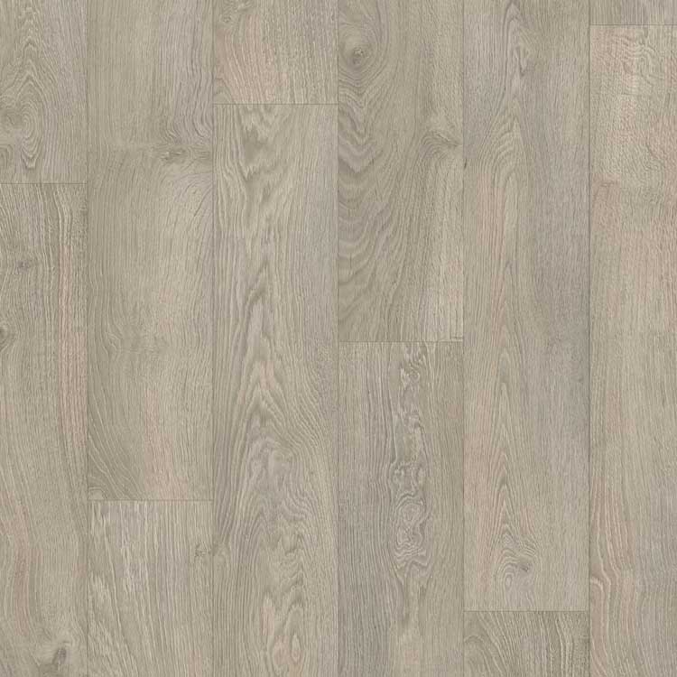 Stratifié Quick-Step Classic 8mm vieux chêne gris clair 120x19cm