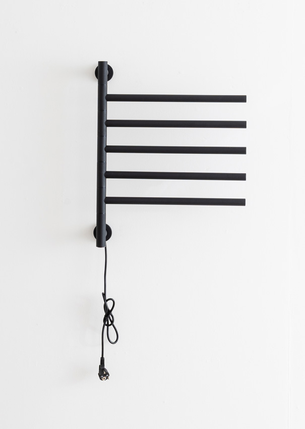 Radiateur sèche-serviettes Dawn simple 62,2x51,6cm noir 80Watt