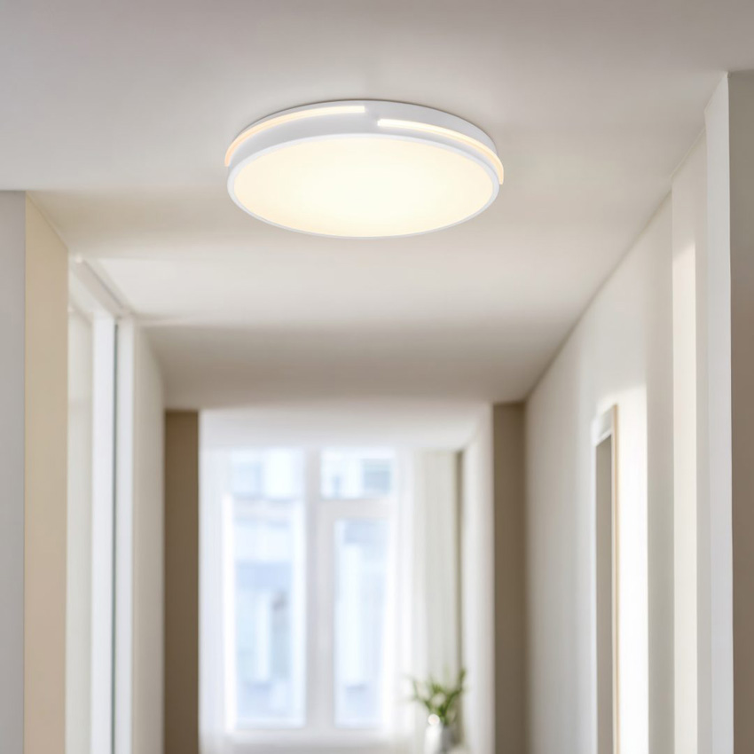 Plafonnier - blanc - Ø40cm - dimmable - LED - 1x24W - 2700-6500K