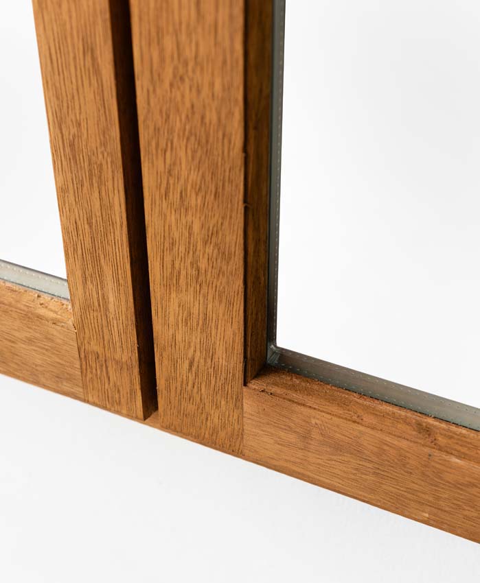 Houten draairaam 2-vleugels Meranti Trae 55mm naturel 1500 x 1200 mm Houten draairaam 2-vleugels Meranti Trae 55mm naturel 1500 x 1200 mm