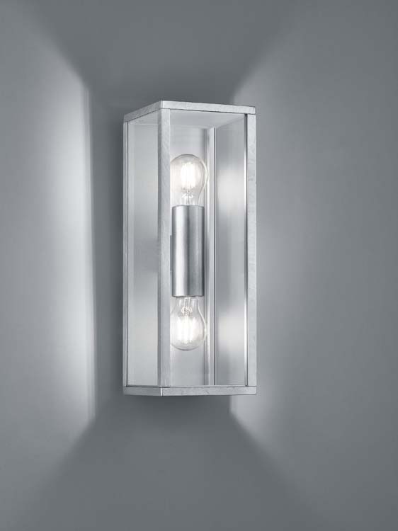 Applique murale outdoor Zinc - Fonte d'alu H38CM