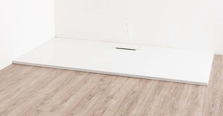 Douchebak Myo SMC mat wit leisteenlook 180x90cm