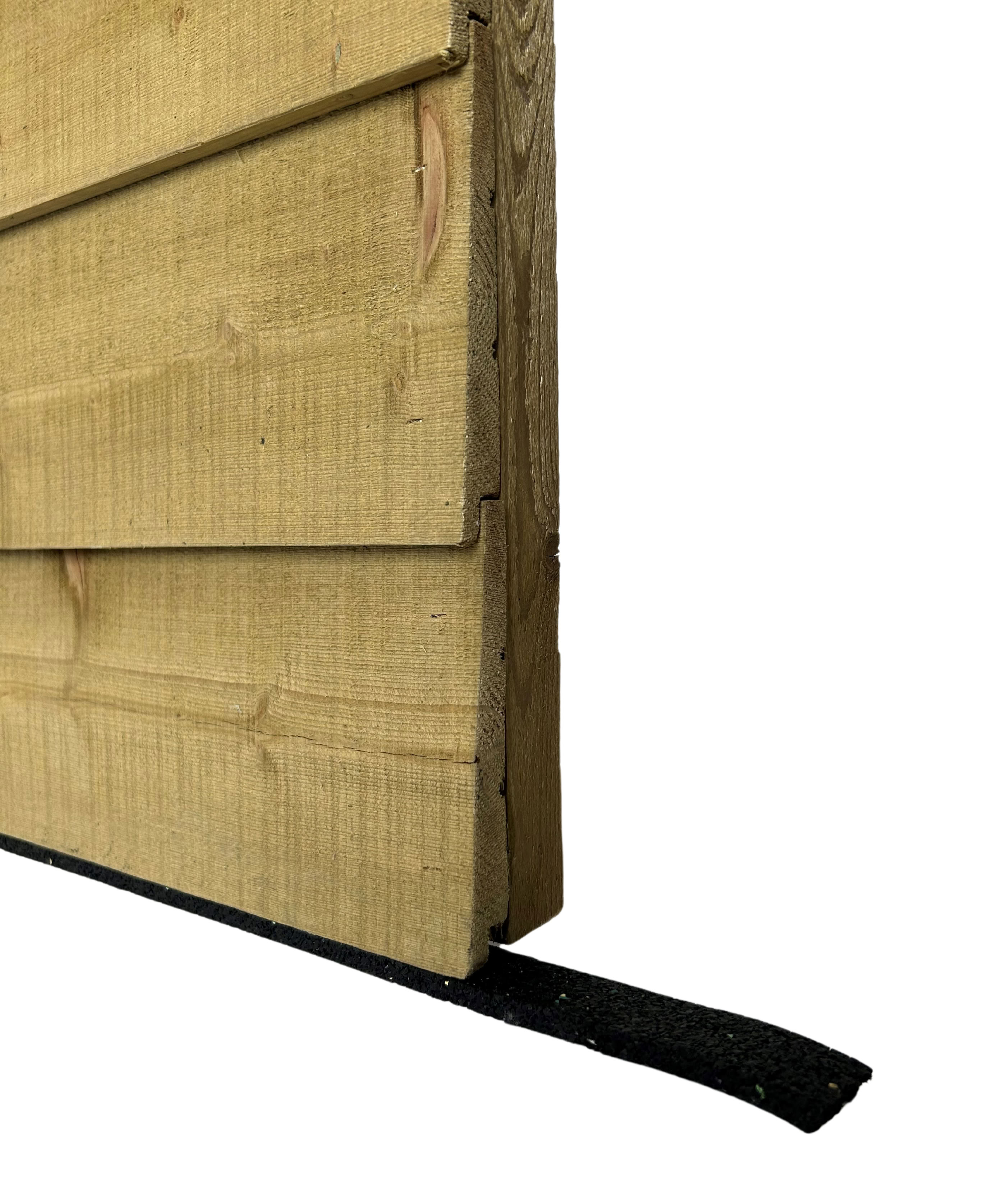 Studio de jardin Hunt L bois d'épicéa naturel 700x300x340cm double porte