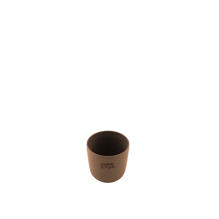 Pot de fleurs Point-Virgule D8 cm H7 terracotta