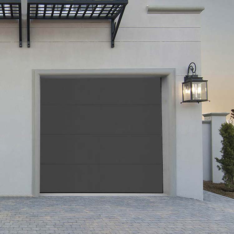 Porte sectionnelle Dora anthracite avec moteur et ressort de traction L2375xH2125mm