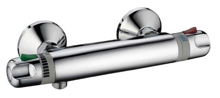 Douchekraan thermostatisch Vynz chroom