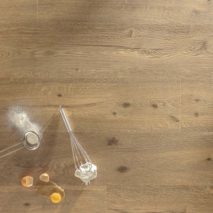 Vinyl vloer Floorify Caramello plank 4,5mm caramel eik 152,4x22,5cm