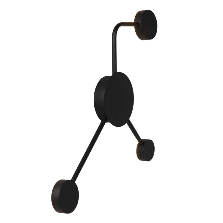 Applique murale - LED - 3x10W 3000K - Noir