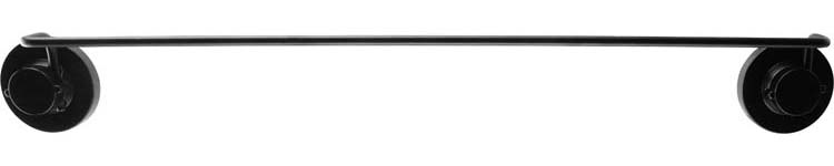 Barre de serviette 3-in-1 noir