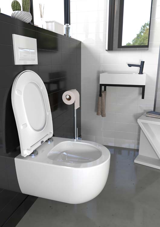 Wc-bril Allibert Ades soft-close wit Wc-bril Allibert Ades soft-close wit