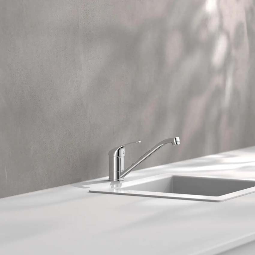 Robinet de cuisine Frida chrome basse pression