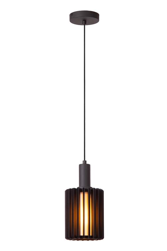 LAMBRES - Suspension - Ø 15 cm - 1xE27 - Noir