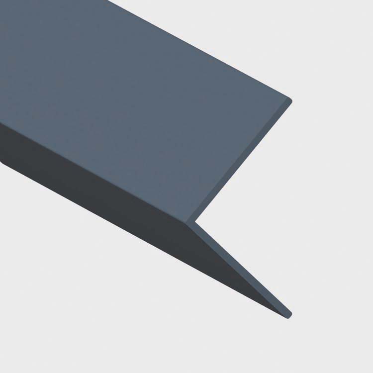 Hoekprofiel FLUX facade 2600x20x20mm anthraciet