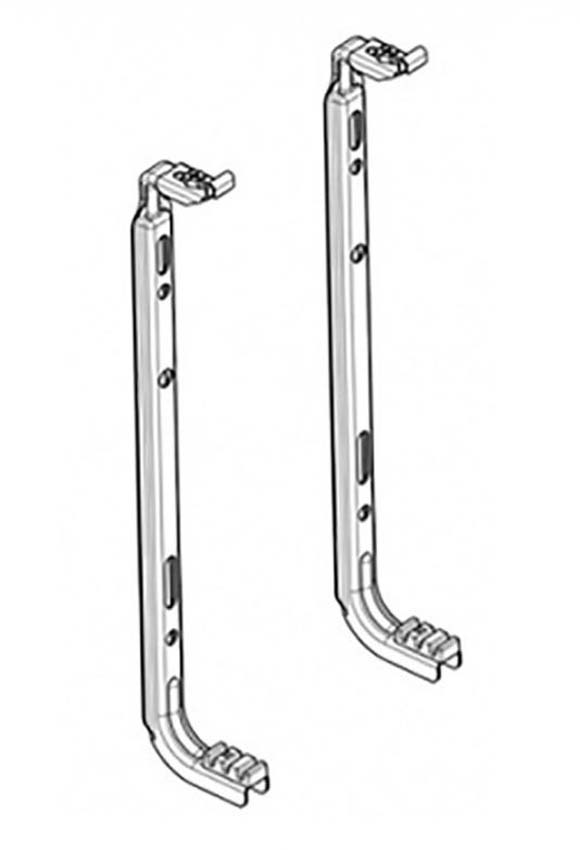 Système de suspension radiateur J-console 50cm set 2 pièces
