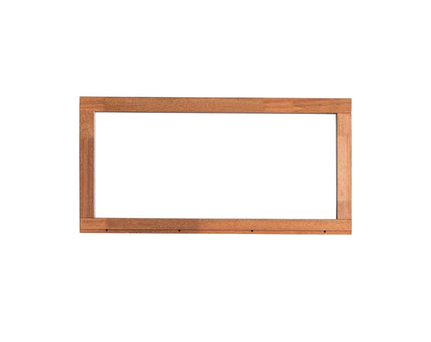 Châssis fixe Trae bois Meranti 46mm naturel L1000xH500mm