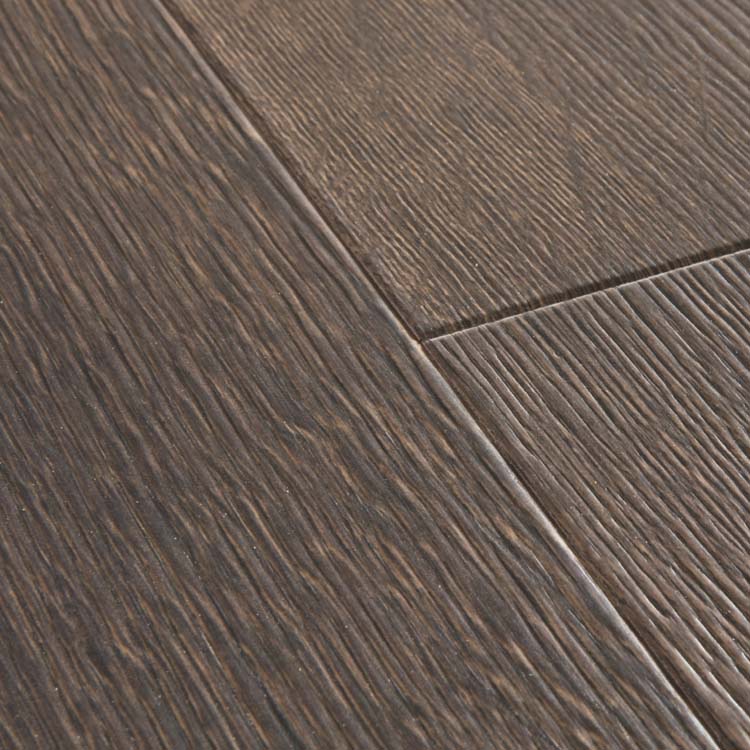 Sol stratifié Quick-step Majestic 9,5mm - Chêne Désert marron foncé brossé