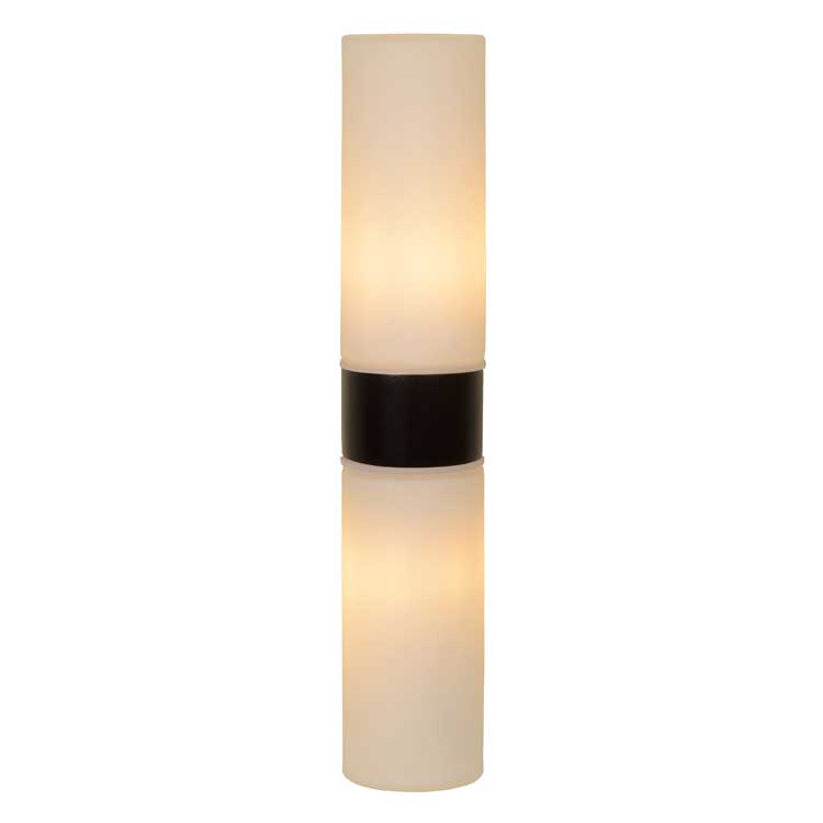 Lucide JESSE - Wandlamp voor badkamer - G9 - IP44 - Zwart