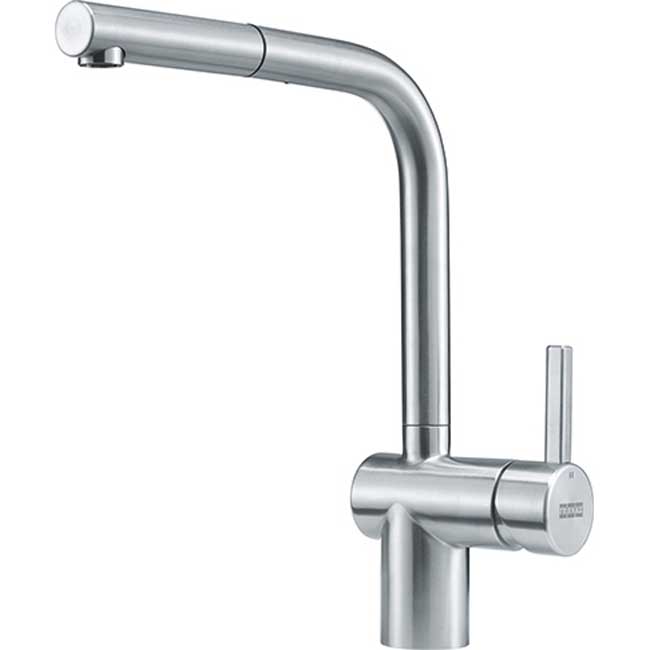 Keukenkraan Franke Atlas Neo uittrekbare uitloop Inox