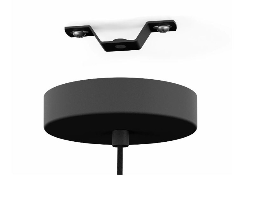 Hanglamp - zwart - Ø45xH110cm - dimbaar - E27 - 1x40W