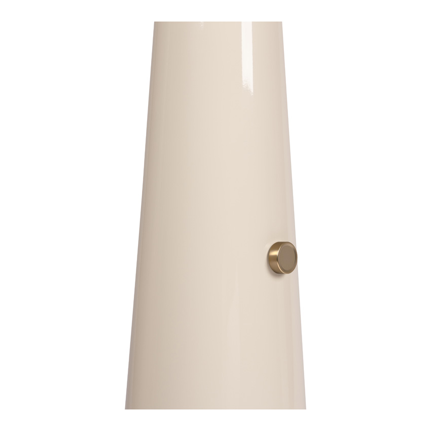 Lucide Vibes Barone - Lampadaire - Ø52,6cm - 1xE27 - Beige