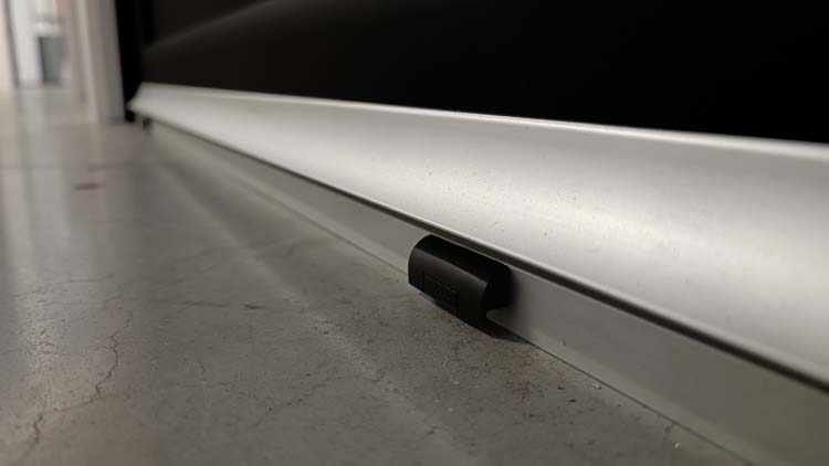 Buitendeur alu Faro zwart R 960X2180 mm