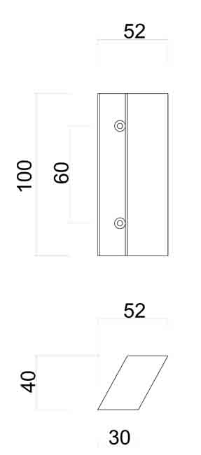 Tirant de porte pro foggia small inox plus