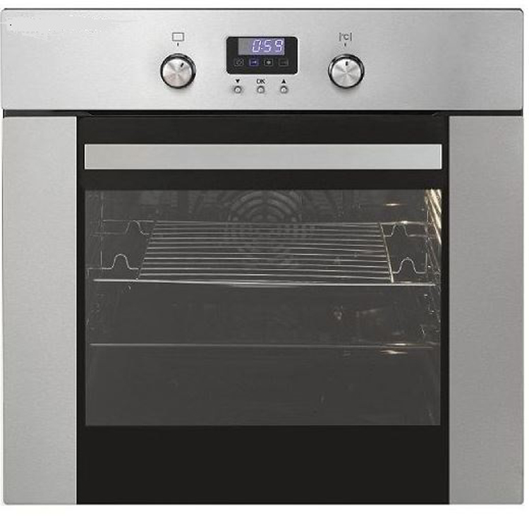 Cuisine 335cm - sans poignée - blanc mat/chêne - vitrocéramique