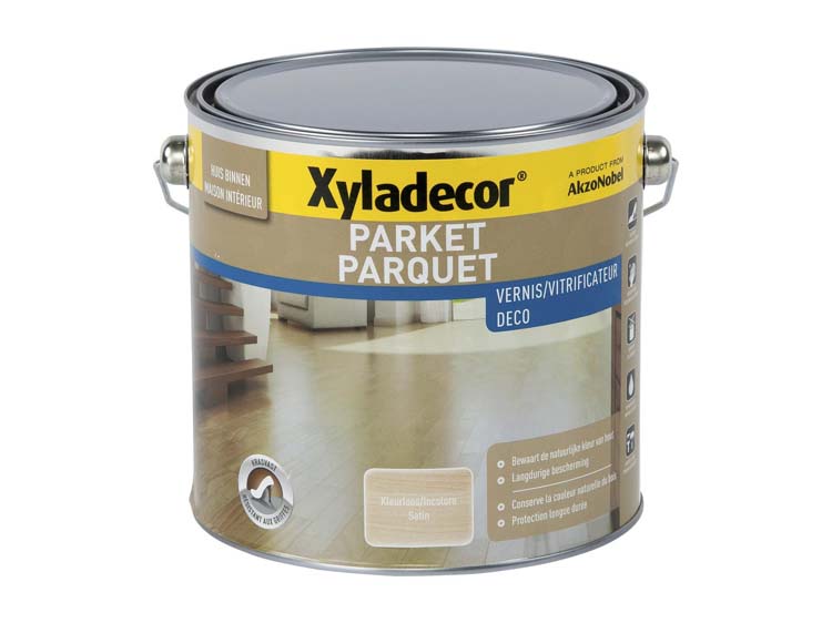 Xyladecor vitrificateur parquet à séchage rapide satin 2,5l