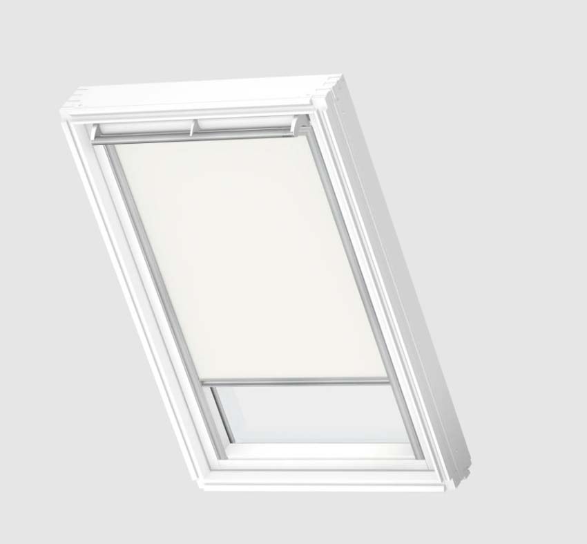 Rolgordijn Velux verduisterend handbediend wit MK06 1025S