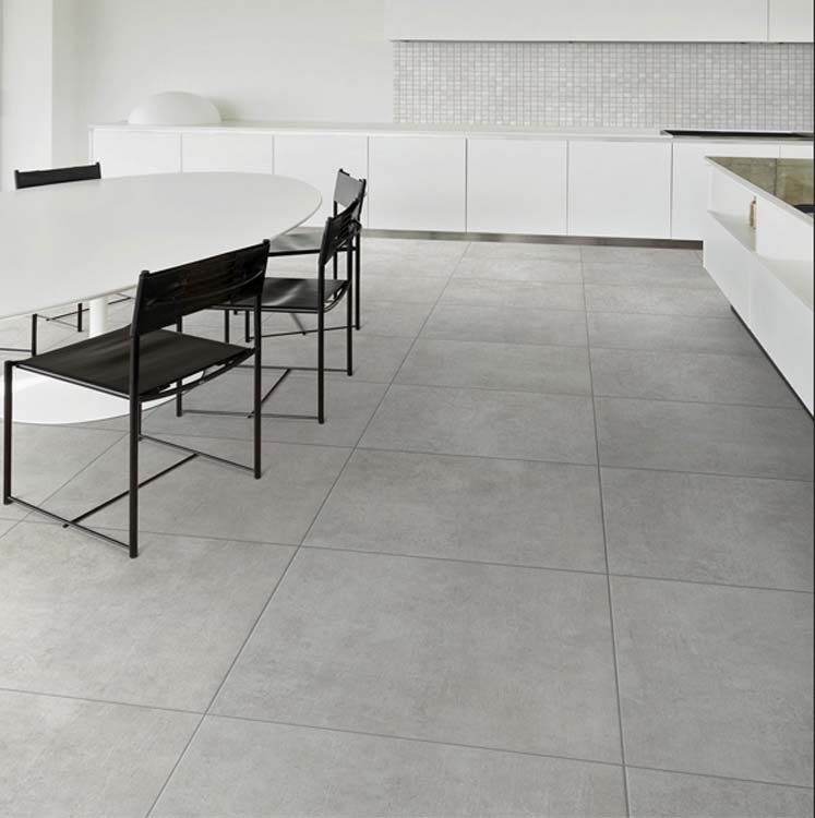 Carrelage de sol et mural Evolution Perla gris clair 45x45cm