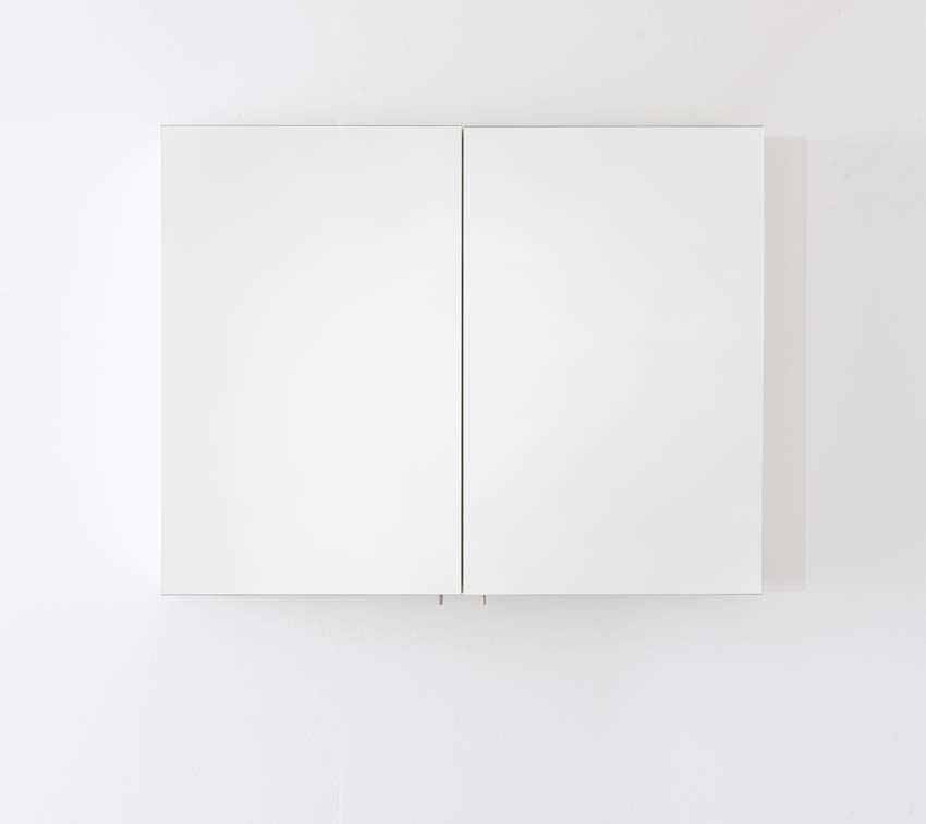 Armoire de toilette Tibo/Tony blanc mat 90x70cm