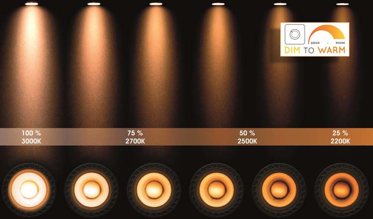 Lucide ZEFIX - Plafondspot - GU10 - 2x12W 2200K/3000K - Zwart