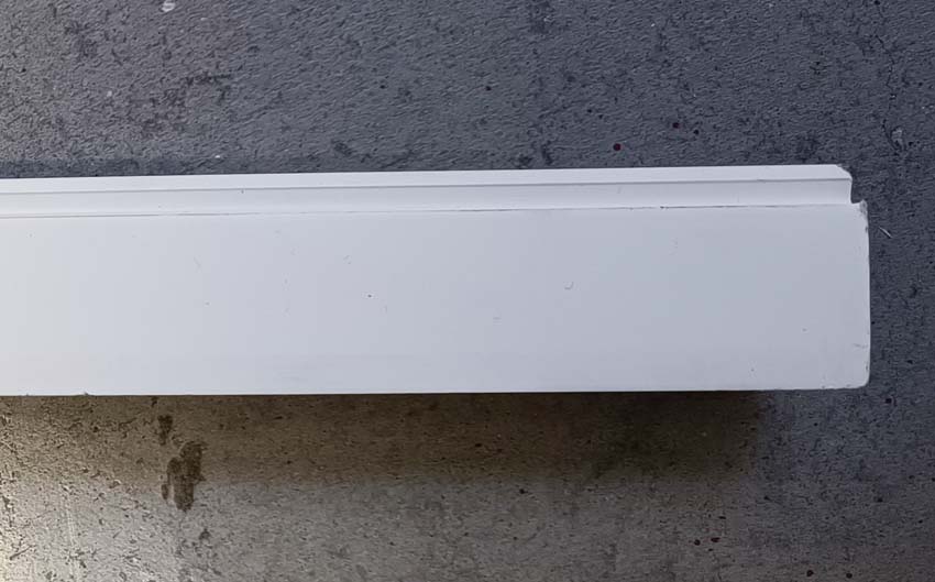 Verbredingsprofiel 25mm wit monorail 3M