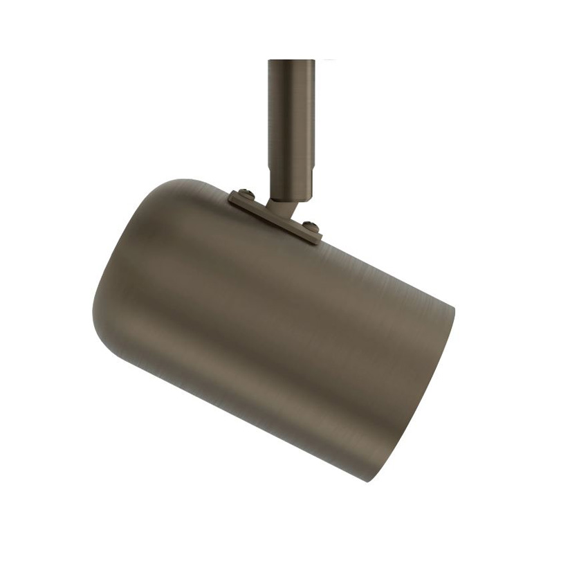 Opbouwspot - bruin - 32x14x16cm - LED - 2x3,7W + 2x1W - 2700/4000/6500K - CCT switch