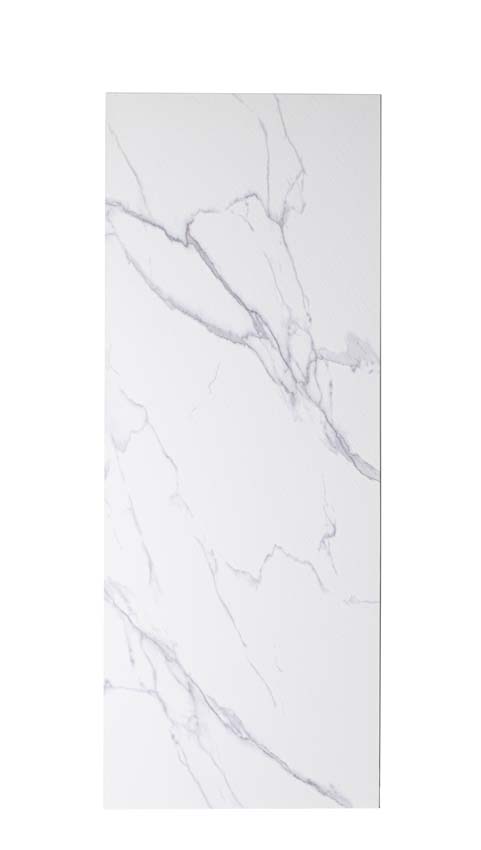 Panneau de douche Milo Slate blanc aspect marbre 91,4x243,8cm
