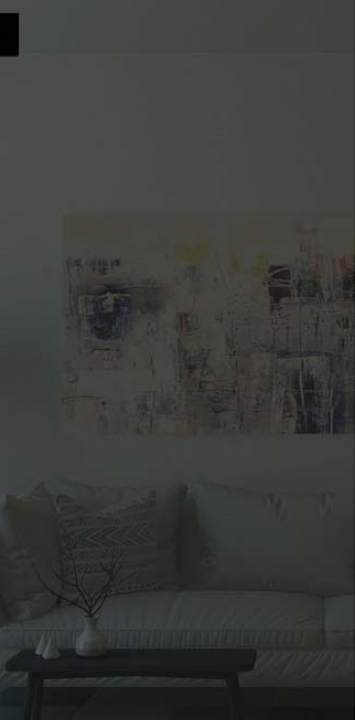 Porte intérieure vitrée simple Sky Black verre noir sur mesure - charnières noires