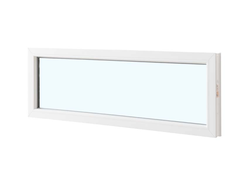 Châssis fixe pvc blanc budget L2000XH500 mm
