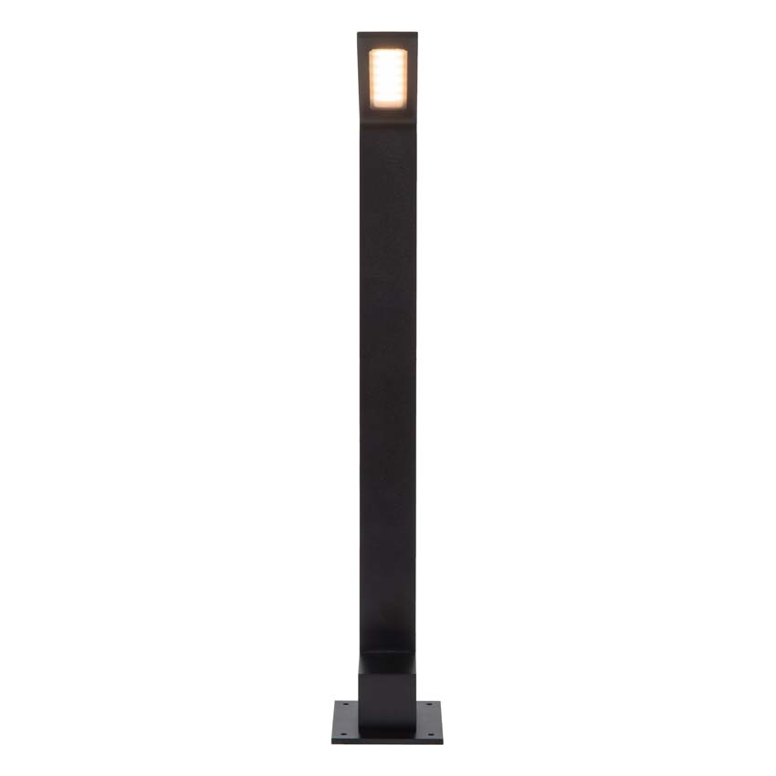 Lucide LAWFORD - Sokkellamp - Hoogte 60cm - 6W 3000K - IP54 - Zwart
