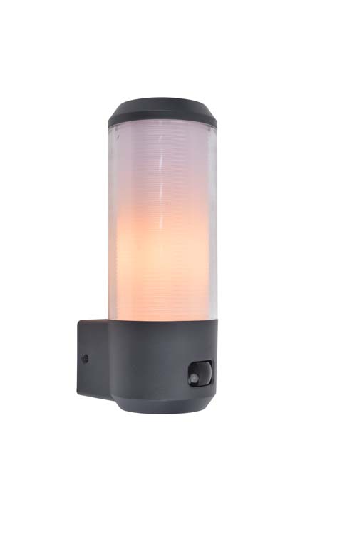 Eclairage extérieur lampe murale gris foncé détecteur