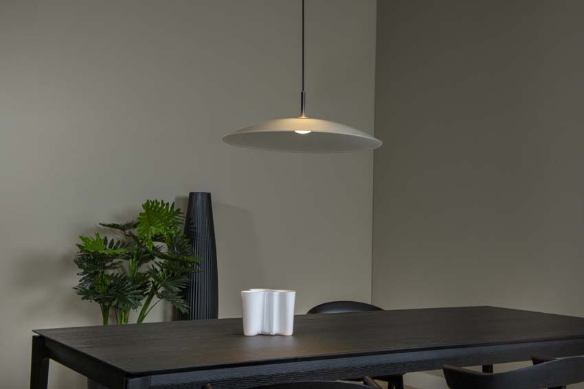 Lucide Premium MENGA - Suspension - Ø 60 cm - LED Dim. - 1x18,6W 2700K - Opalin