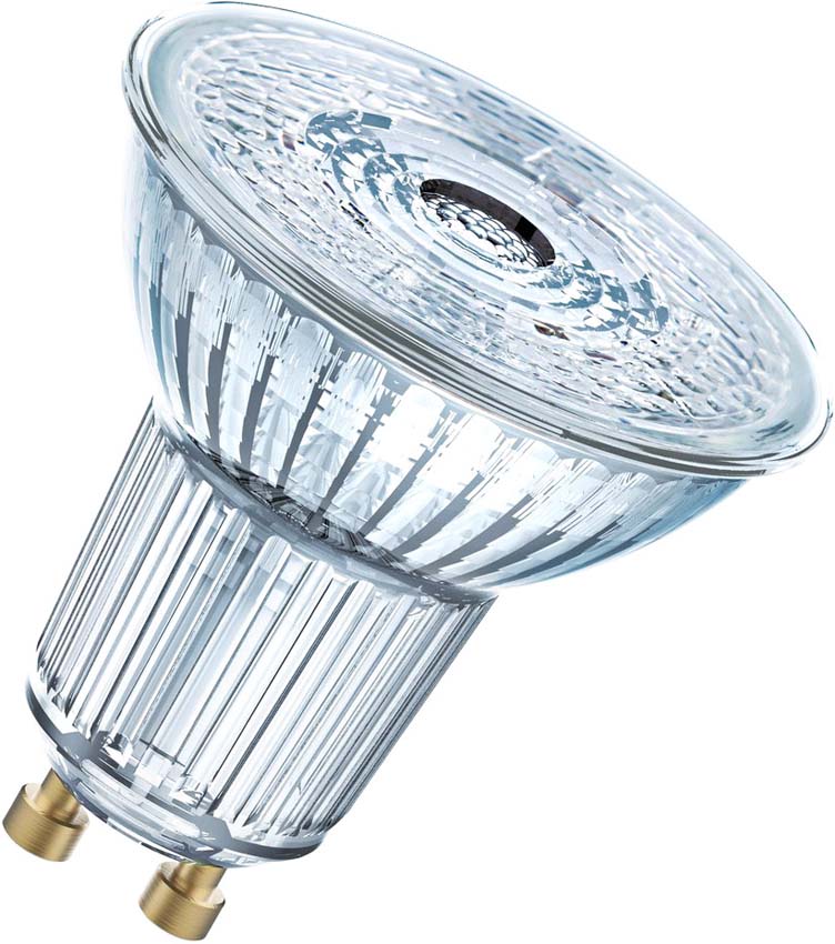 Lamp - GU10 - transparant - Ø5 x 5,5cm - niet dimbaar - 4,3W - 350 Lumen - 2700K - SET van 5