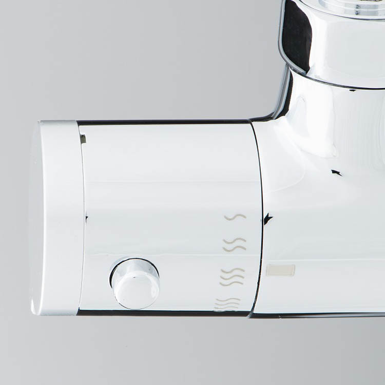 Douchekraan thermostatisch Levi 12cm HOH chroom Douchekraan thermostatisch Levi 12cm HOH chroom