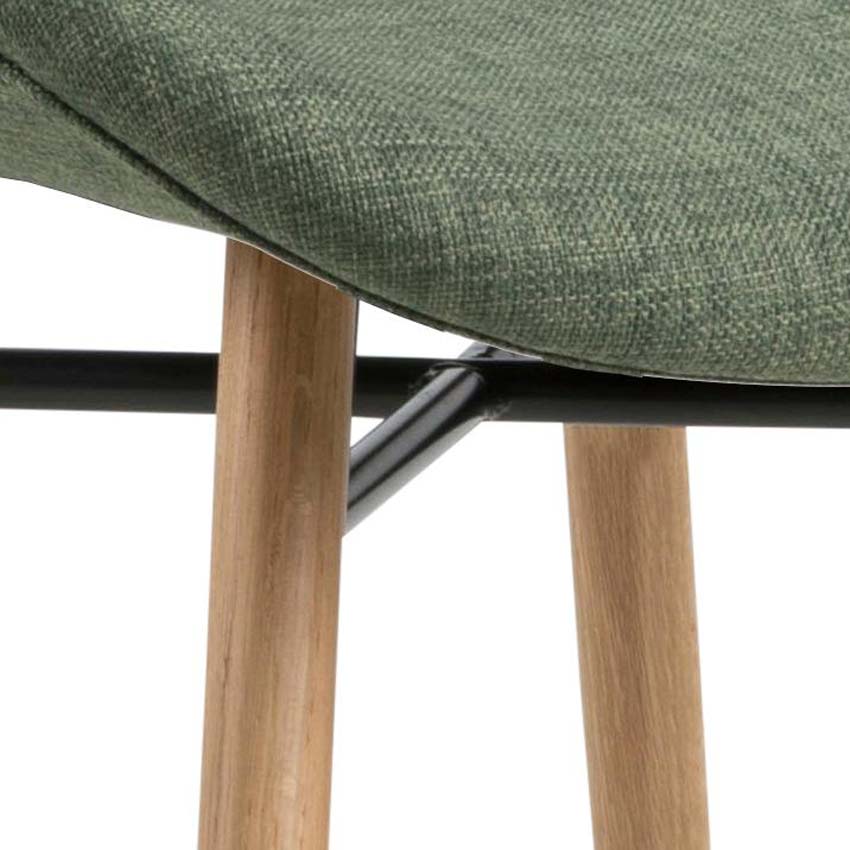 Chaise Belinda verte 47x47x82cm