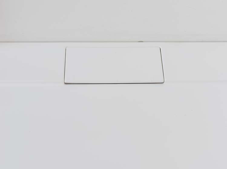 Douchebak Akon polybeton mat wit 160x90cm