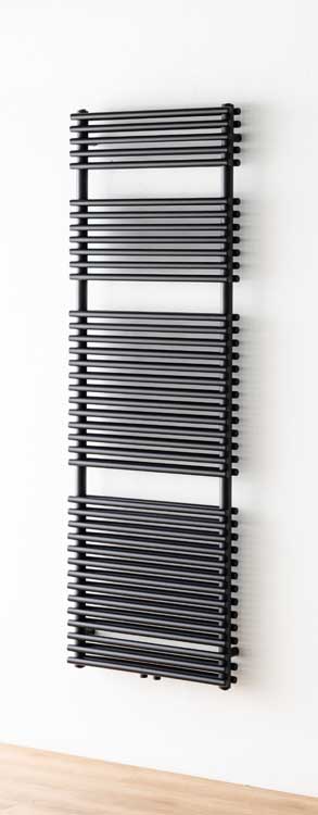 Handdoekradiator Doby dubbel 180x60cm zwart
