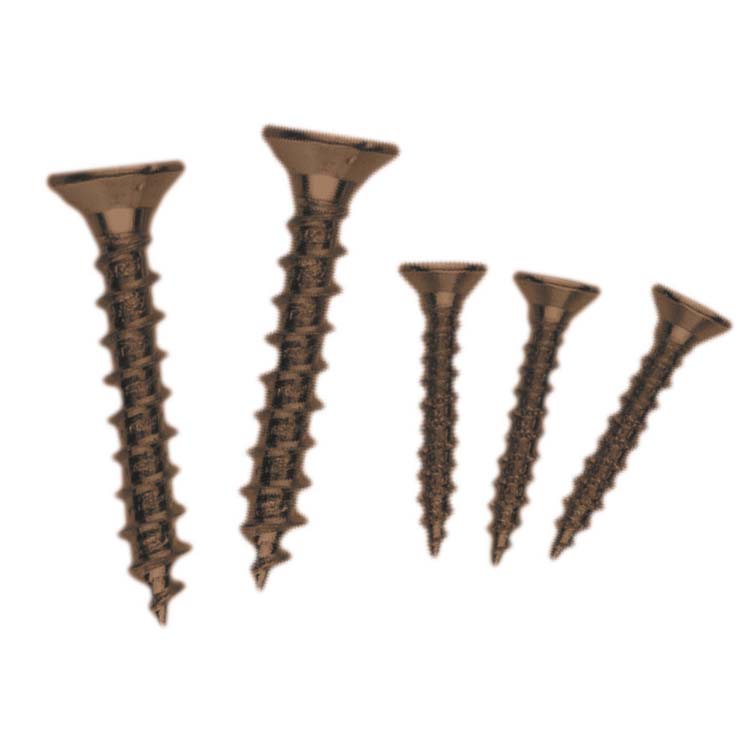 Set de vis pour serrure AGB bronze