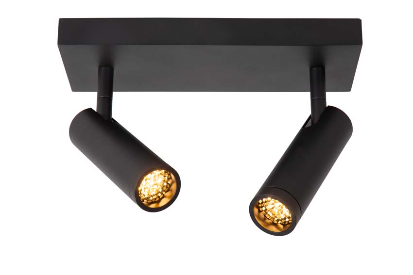 Spot de plafond - 2xGU10 (MR11) - Noir