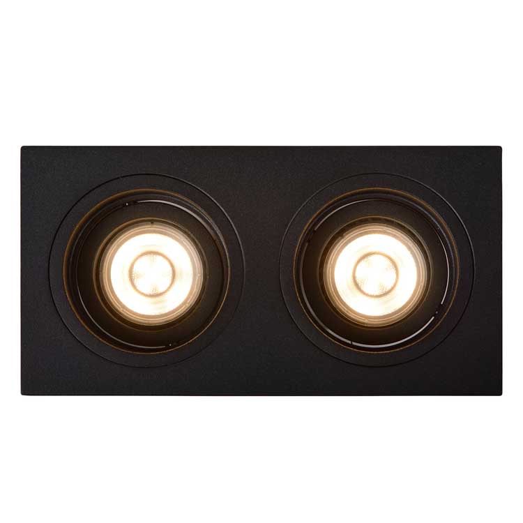 Lucide EMBED - Inbouwspot - GU10 - Zwart